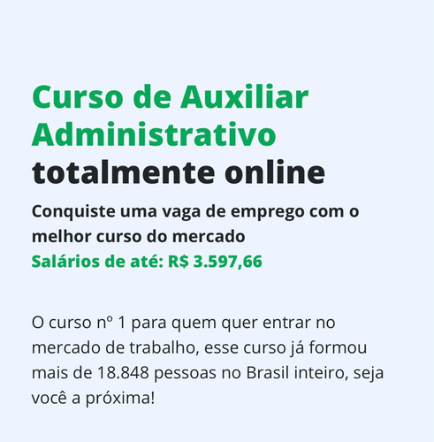 Imagem 1 de 4 de Curso De Auxiliar Administrativo