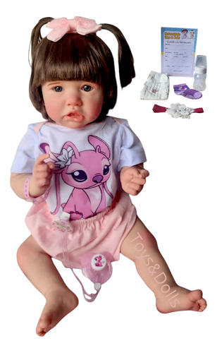 Bebe Reborn Corpo De Vinil Siliconado