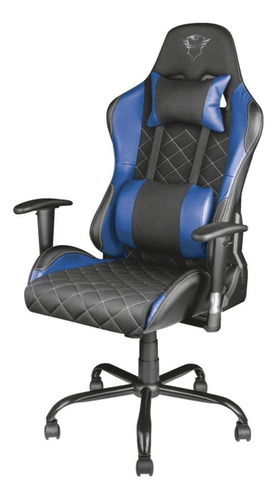 Imagen 3 de 7 de Silla Gamer Trust Gxt 707 Resto Blue
