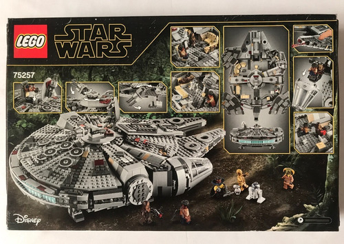 Halcon Milenario Lego 75257 Millenium Falcon 1351pz 7minifig (Usado)