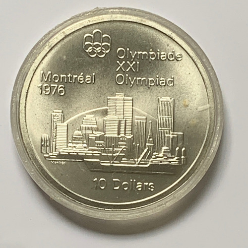 Robmar-canadá-10 Dolares-1973-de 48,6 G Plata 925-horisonte