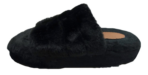 Pantufla Sandalia Sueco Mujer Peluche Moda Tira Art Chuna   