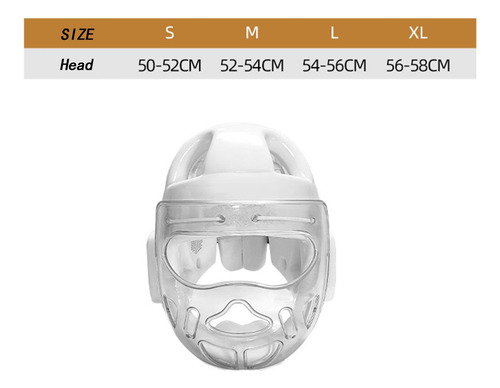 Casco De Karate, Máscara Facial, Casco De Boxeo Para L