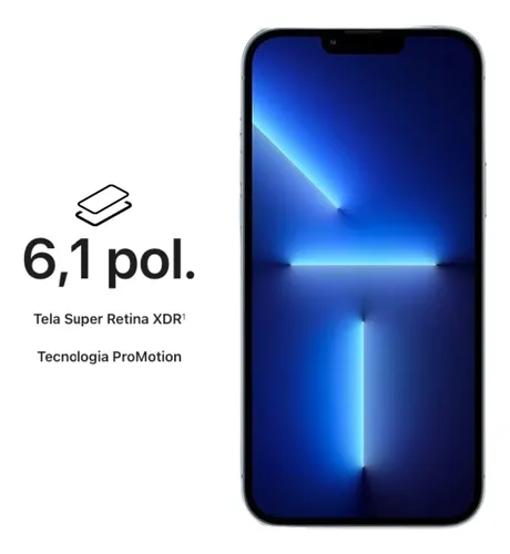 Apple Iphone 13 Pro Azul 256gb Original 5g Menor Preço + Nfe (Novo