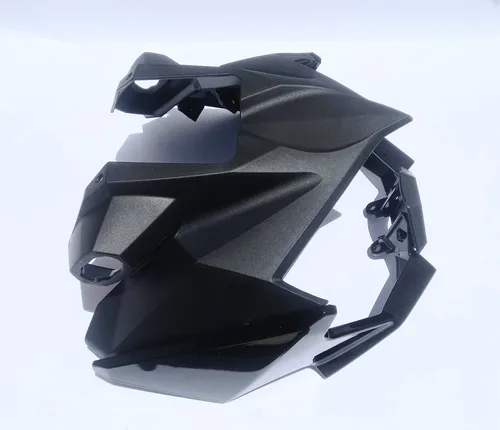 かめぞう Carenagem Cabeça Farol Kawasaki Z400 Bananinha Preta Sem Bo