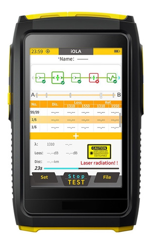 Mini Otdr Active Fiber Live Test, 1550nm 20db Reflectómetro