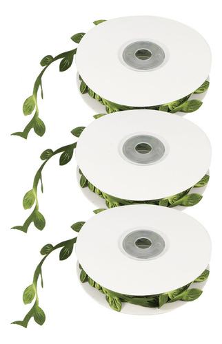 Hojas De Boda Verdes Y Verdes, 3 Rollos, Artificiales, Para