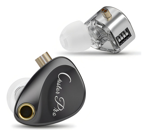 Fones De Ouvido Kz Castor Pro Bass Harman Target Sem Mic Prateado