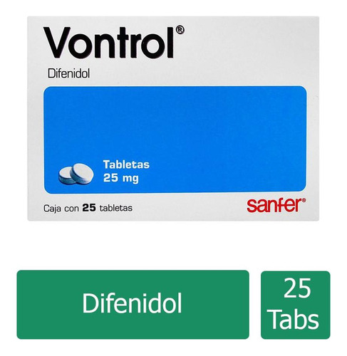 Vontrol 25 Mg Caja Con 25 Tabletas
