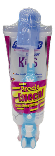 Crema Dental Kids Fucsia Proquident + Cepillo X 1 Und