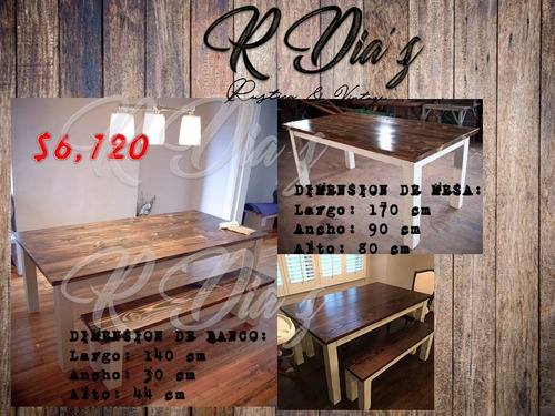 Comedor Rustico Vintage