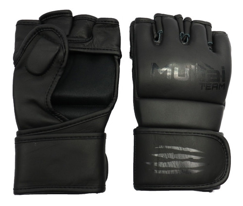 Guantes De Mma Muhai Team Con Pulgar Piel Genuina