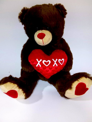 Peluche Oso Corazon Regalo Amor Y Amistad Importado