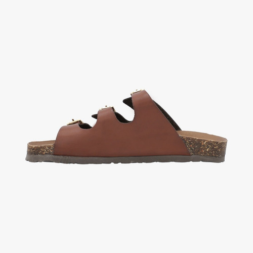 Imagen 4 de 5 de Sandalia Dama Huarache Mujer Chanclas Cafe Comoda Estilo