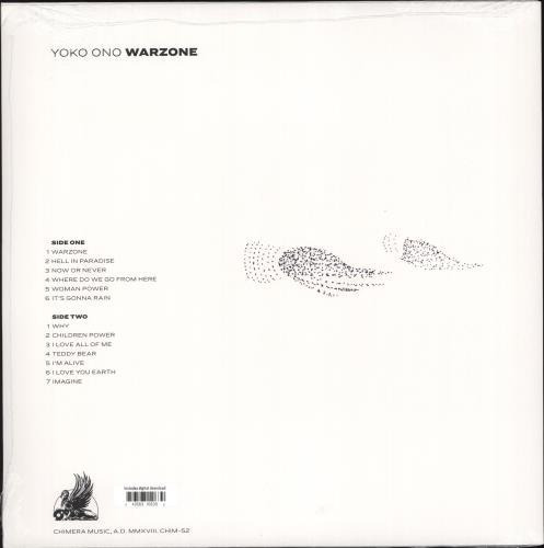 Imagen 2 de 2 de Yoko Ono Warzone Vinilo Color Lp Importado Nuevo