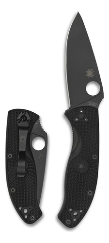 Cuchillo Utilitario Spyderco Tenacious 8.63 Cm Mango Negro