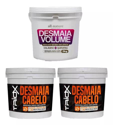 Más. Desmaia Cabelo De Coco E Más. Desmaia Volume All Nature