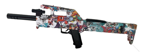 Pistola De Hidrogel Se Dobla Automática Fmg Rifle + Cammo