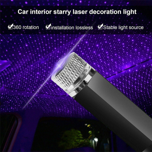 Xr Luz De Techo Led Estrella Portátil Romántico Coche Cielo
