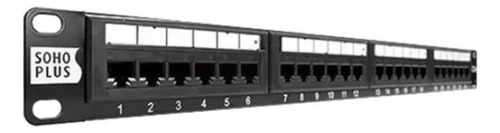 Patch Panel Cat6 Furukawa Soho Plus 24 Portas T568a/b