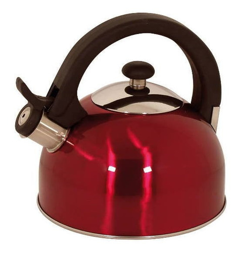Tetera 2 Lts Acero Inoxidable Rojo Magefesa Sabal Rojo