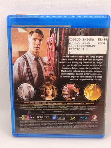 El Código Enigma / Blu-ray / Tt2084970