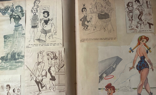 Cuaderno Recortes Humorísticos, Chistes, Casadei Y Otros, B1 (Usado)