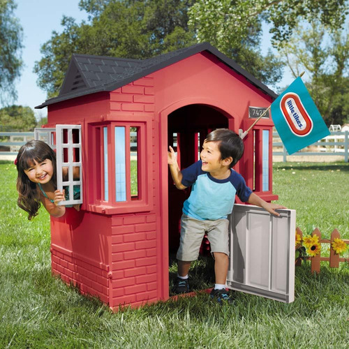 Casa De Juegos Plástica Moderna P Niños Little Tikes Jardin 