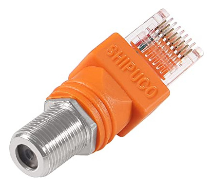 Paquete De 8 Adaptadores Rf A Rj45, Conexin Coaxial Effect
