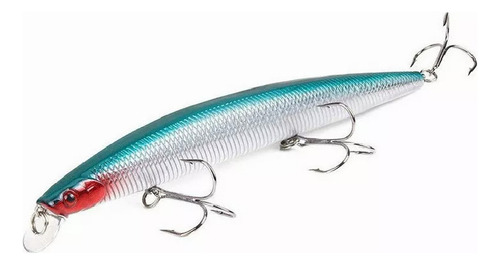 D Lote De 10 Iscas Artificiais Para Pesca Marítima, 18 Cm,