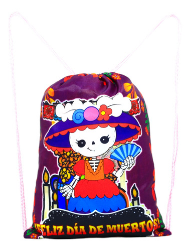 Dulcero Morralito Día De Muertos 40 P