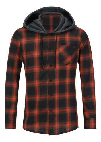 Camisa Cuadros Con Capucha MercadoLibre