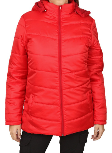 Campera Mujer Larga Camperon Nueva Tapado Parka Abrigada