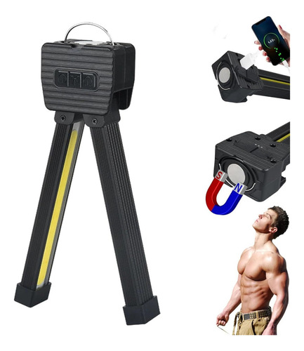 Luminária De Academia Para Poses, Lanterna Led Magnética