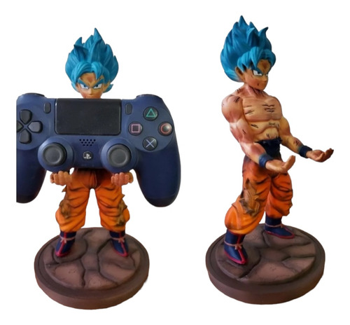 Soporte Control Play Xbox O Celular Goku Super Saiyajin Azul