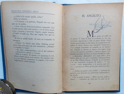 Raza Ciega Saltoncito Francisco Espínola Primera Ed. Firmado
