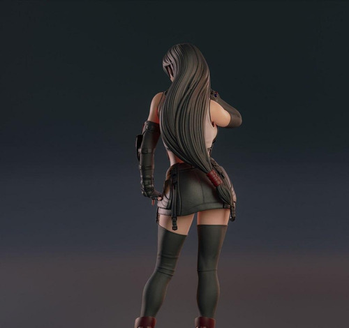 Tifa Lockheart Final Fantasy - Resina 12k - Tinta Importada.