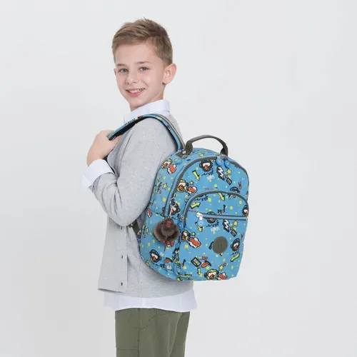 Mochila Mediana Kipling Seoul Go S Monkey Rock Env o gratis