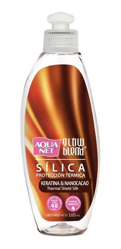 Aqua Net Glow Blend Sílica Keratina & Nanocacao 100 Ml