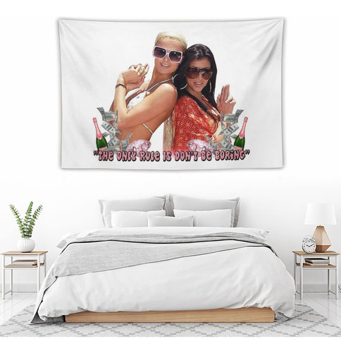 Only Rule Is Don't Be Boring Funny Tapestrie Meme 40 X 60 