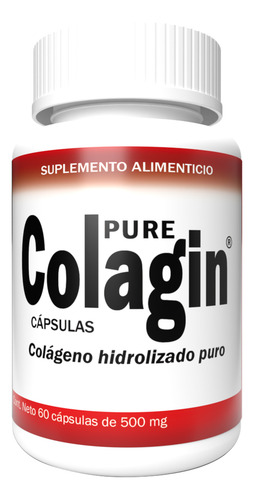 Colagin Colágeno Hidrolizado 60 Cáp 500mg Lemon Cochella Sabor Sin Sabor