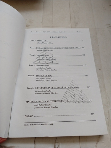 Instructor De Tiro Del Personal De Seguridad Privada (Usado)