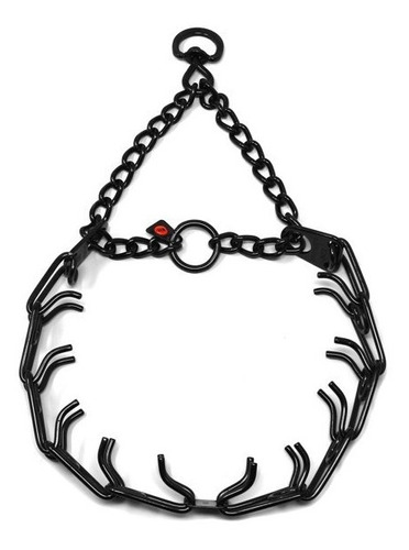 Prong Collar Preta Inox (3.2 Mm X 58cm) Herm Sprenger