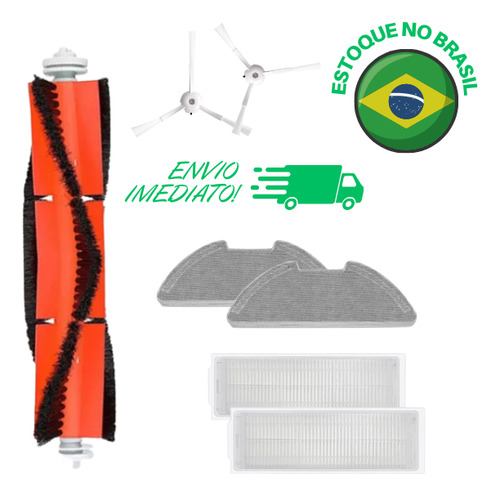 Kit De Peças Reposição Robô Aspirador Xiaomi Mop 2 Pro/lite