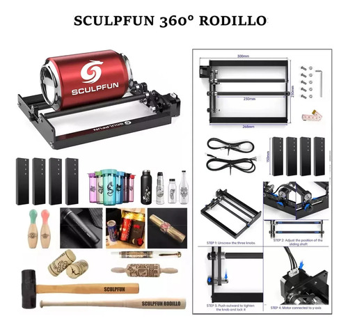 Máquina De Corte Laser Sculpfun S30 Ultra 22w C/ Ar + Rolo