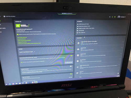Laptop Msi Gl63 85c (Usado)