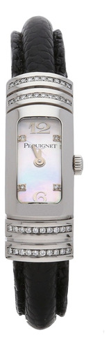 Reloj Pequignet Para Dama En Acero Inoxidable Correa Piel.