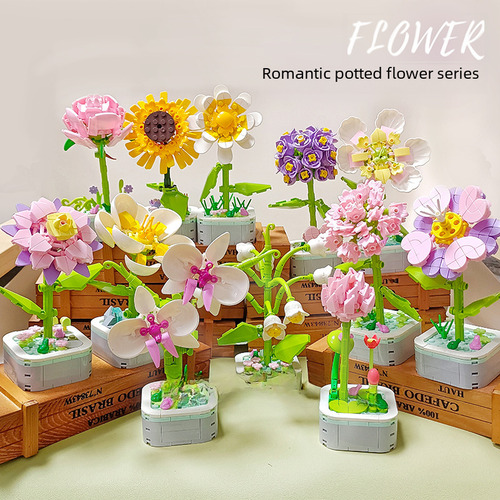 Juguete Educativo 103c -8: Sunflower - Rose Building Blocks