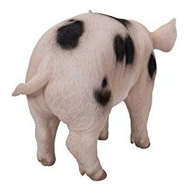 Estatua Cerdo Con Manchas Negras - Hi-line Gift Ltd.