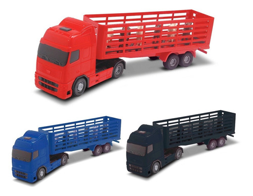 Caminhão Voyager Boi Boiadeiro - Sortido - Roma Brinquedos